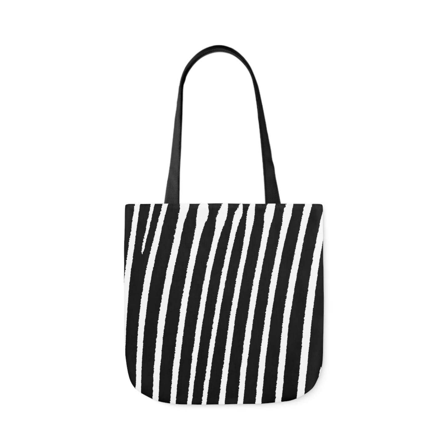 Zebra Stripes Print Pattern Shoulder Tote Bag