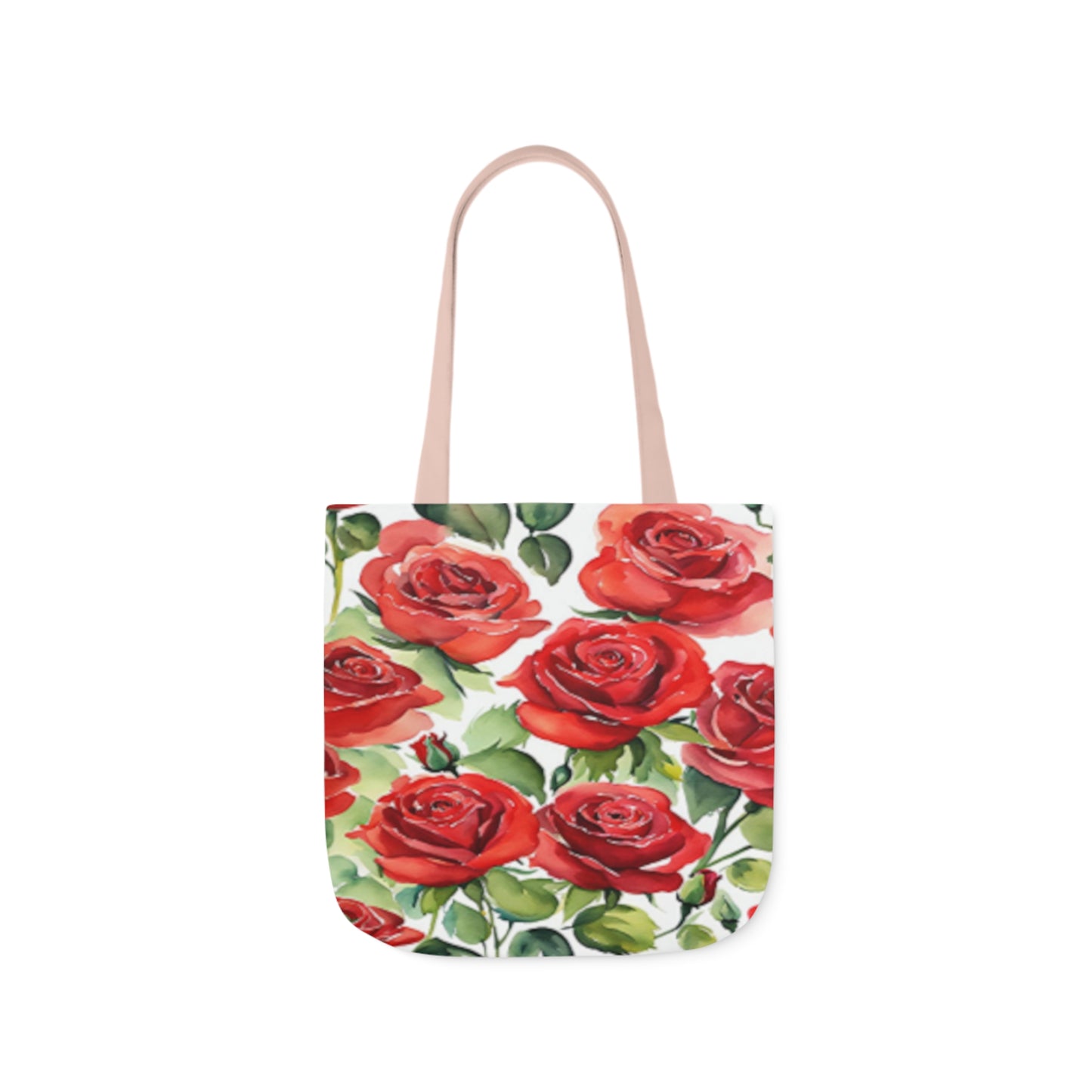 Large Red Roses Shoulder Tote Bag