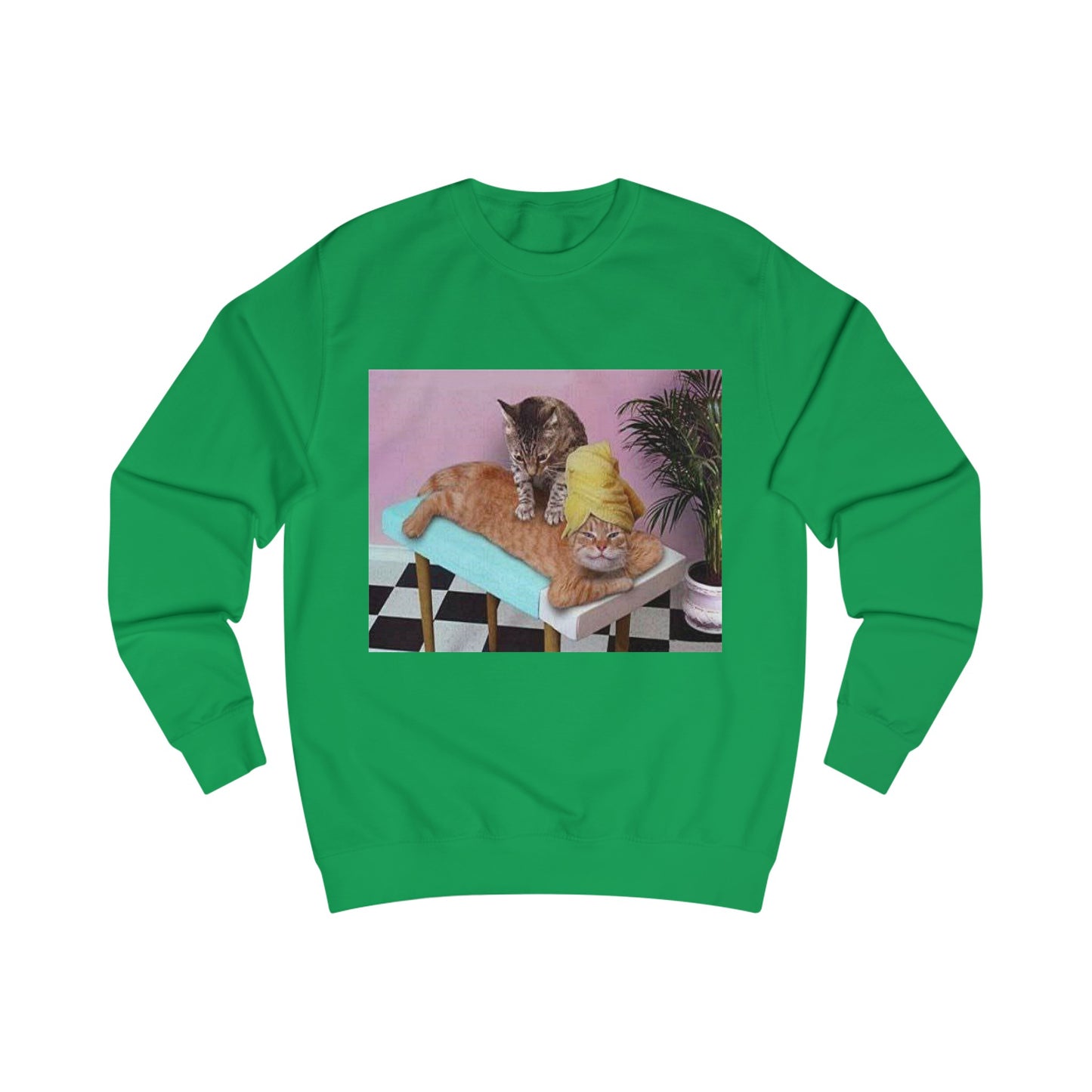 Funny Cat Massage Sweatshirt