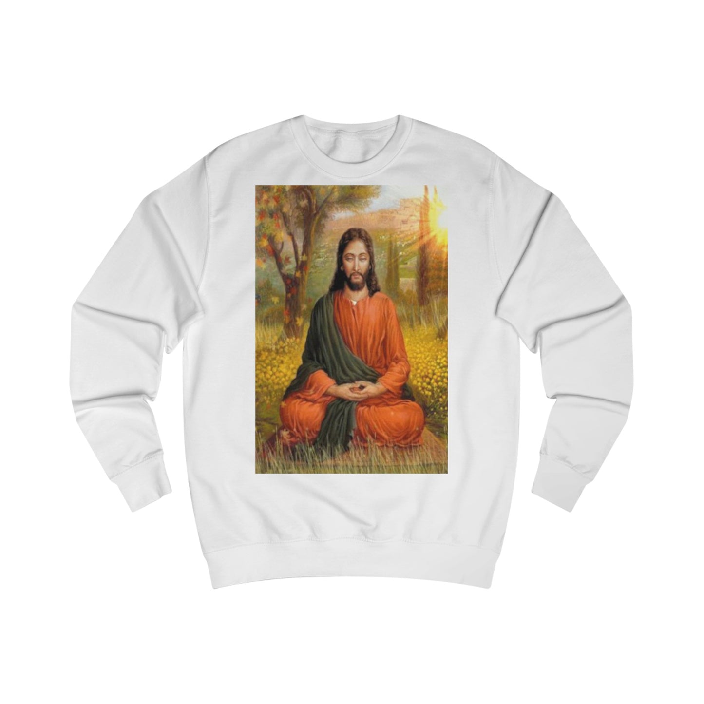 Jesus Christ Meditation At Prayer Sweatshirt