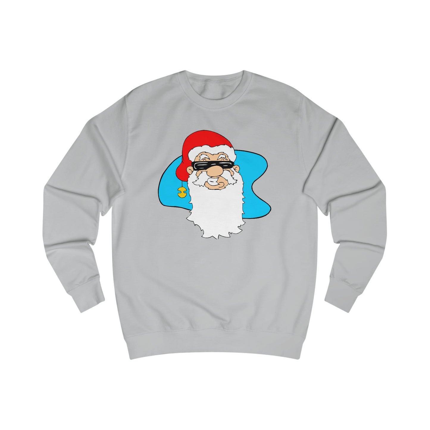 Cool Christmas Santa Claus In Sunglasses Sweatshirt