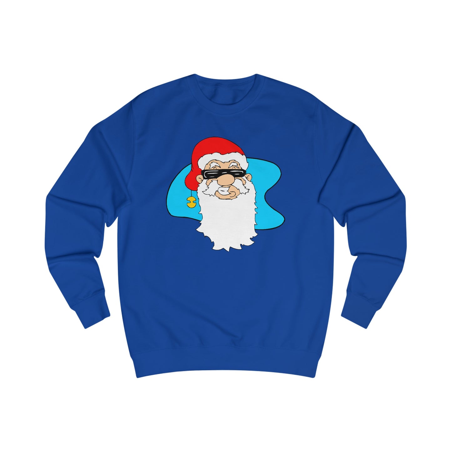 Cool Christmas Santa Claus In Sunglasses Sweatshirt