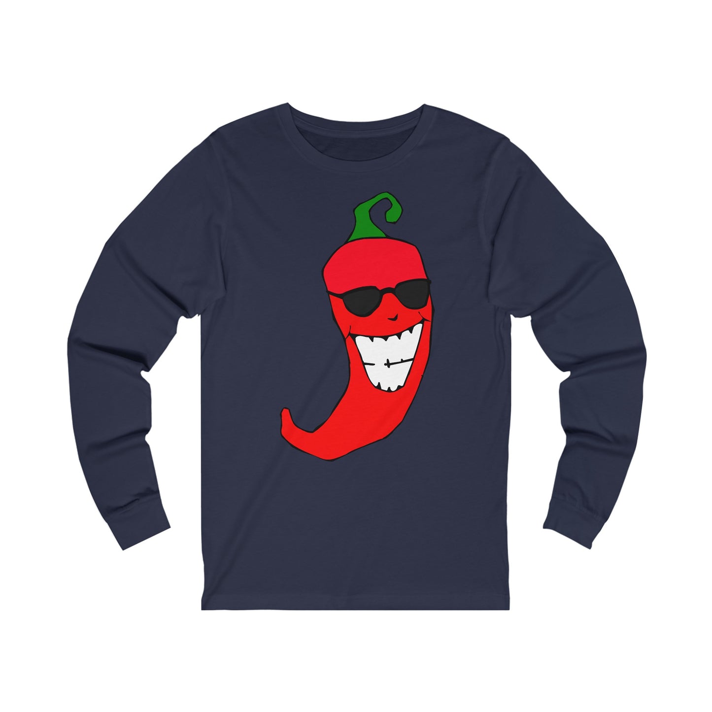 Cool Mister Red Hot Chili Pepper Long Sleeve T-Shirt