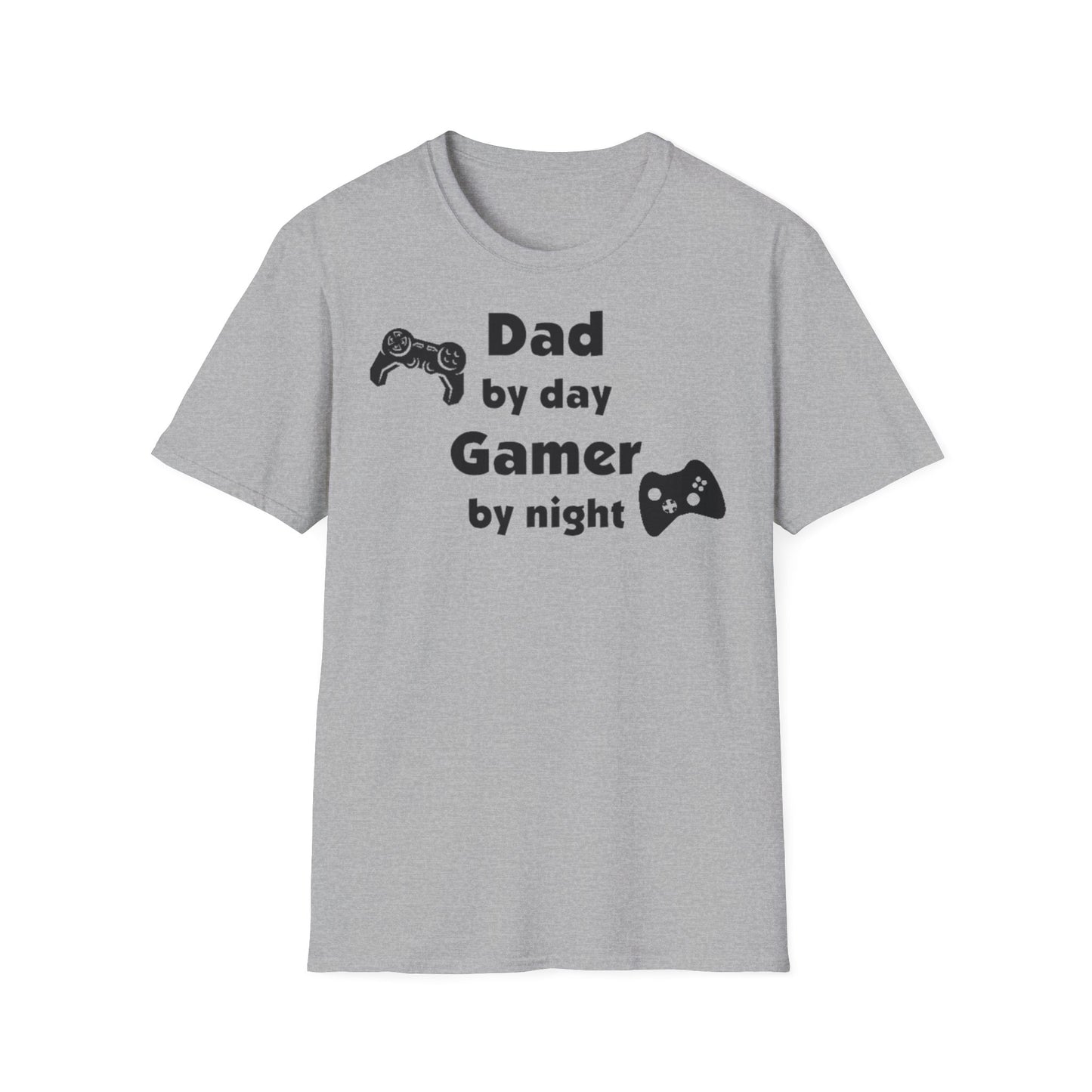 Dad By Day Gamer By Night Father's Day T-Shirt