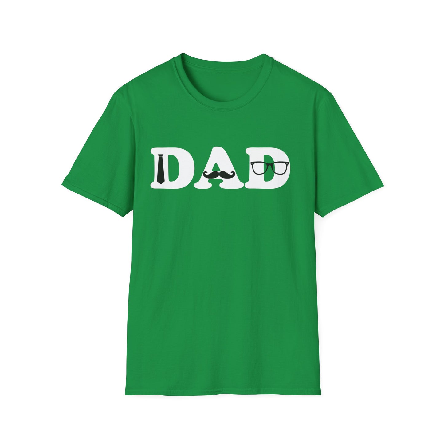 Dad Tie Moustache Glasses Father's Day T-Shirt
