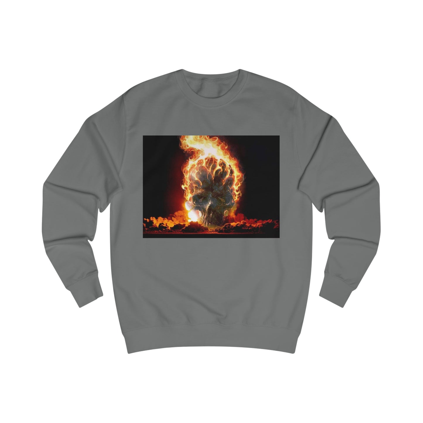 Flaming Skull Sweatshirt