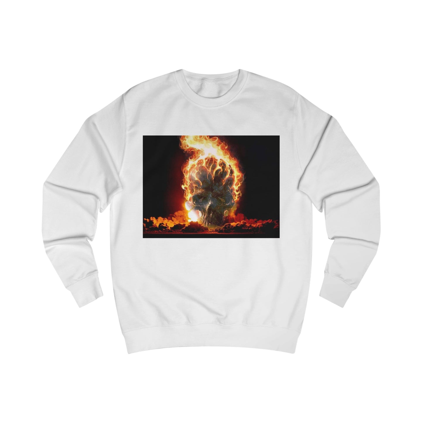 Flaming Skull Sweatshirt