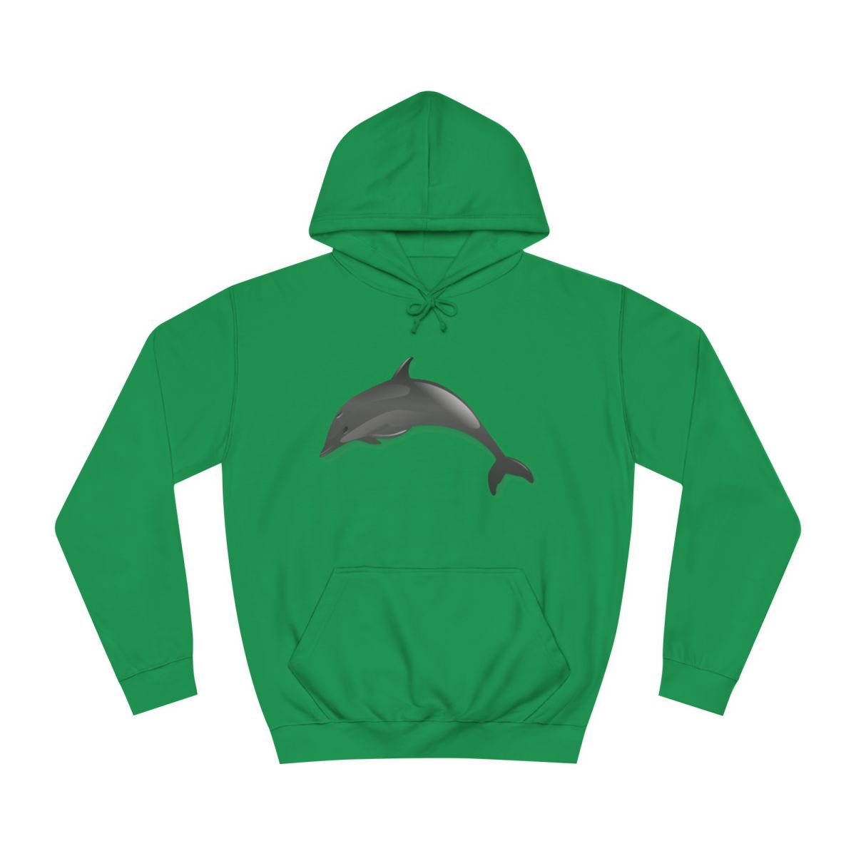 Grey Dolphin Hoodie