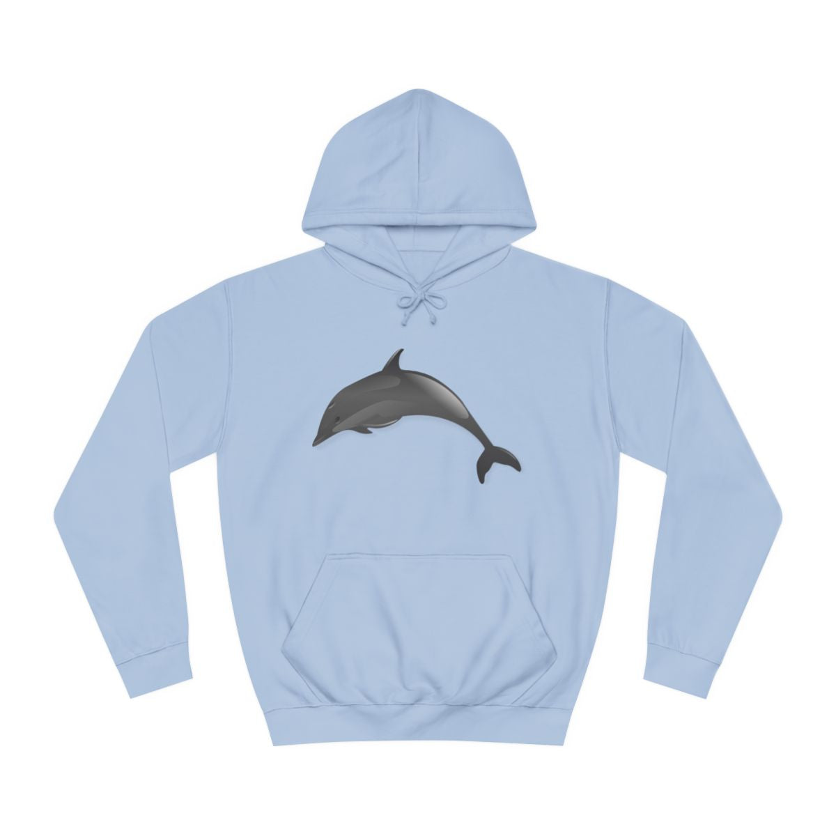 Grey Dolphin Hoodie