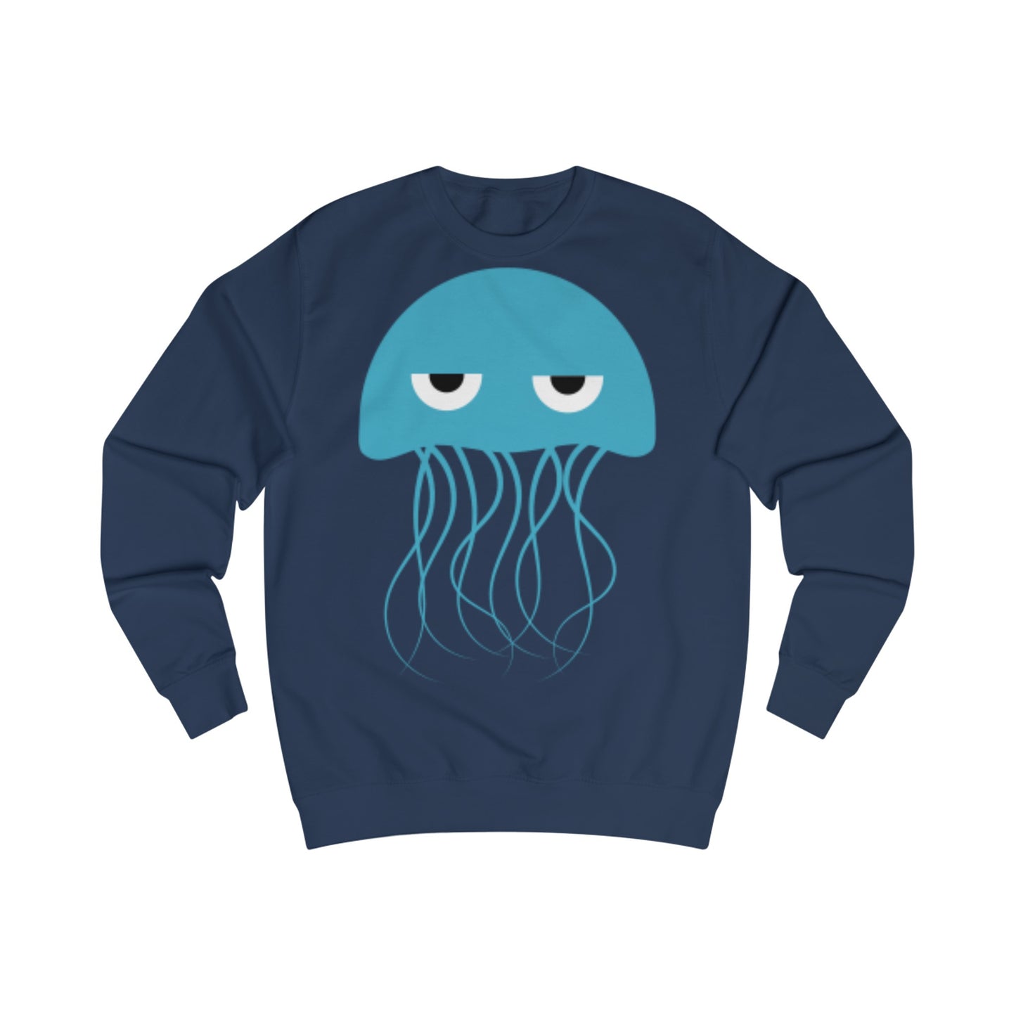 Grumpy Blue Jellyfish Sweatshirt