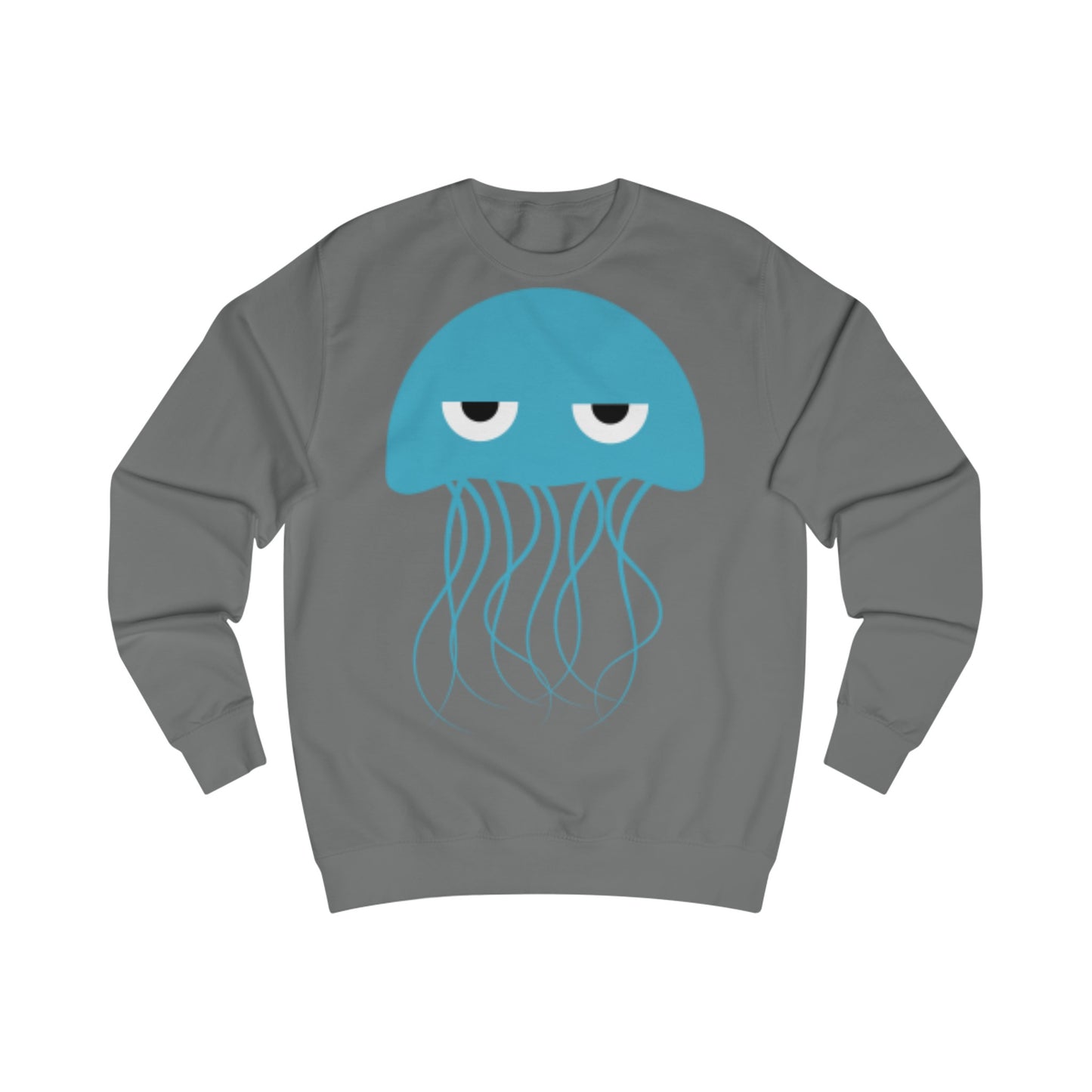 Grumpy Blue Jellyfish Sweatshirt