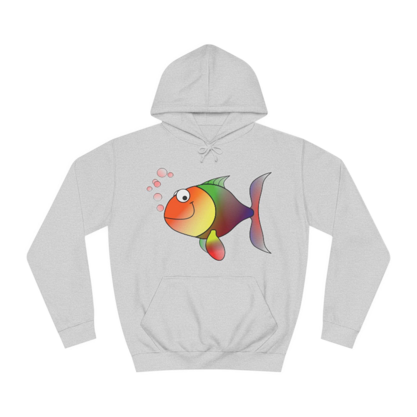 Happy Rainbow Fish Hoodie