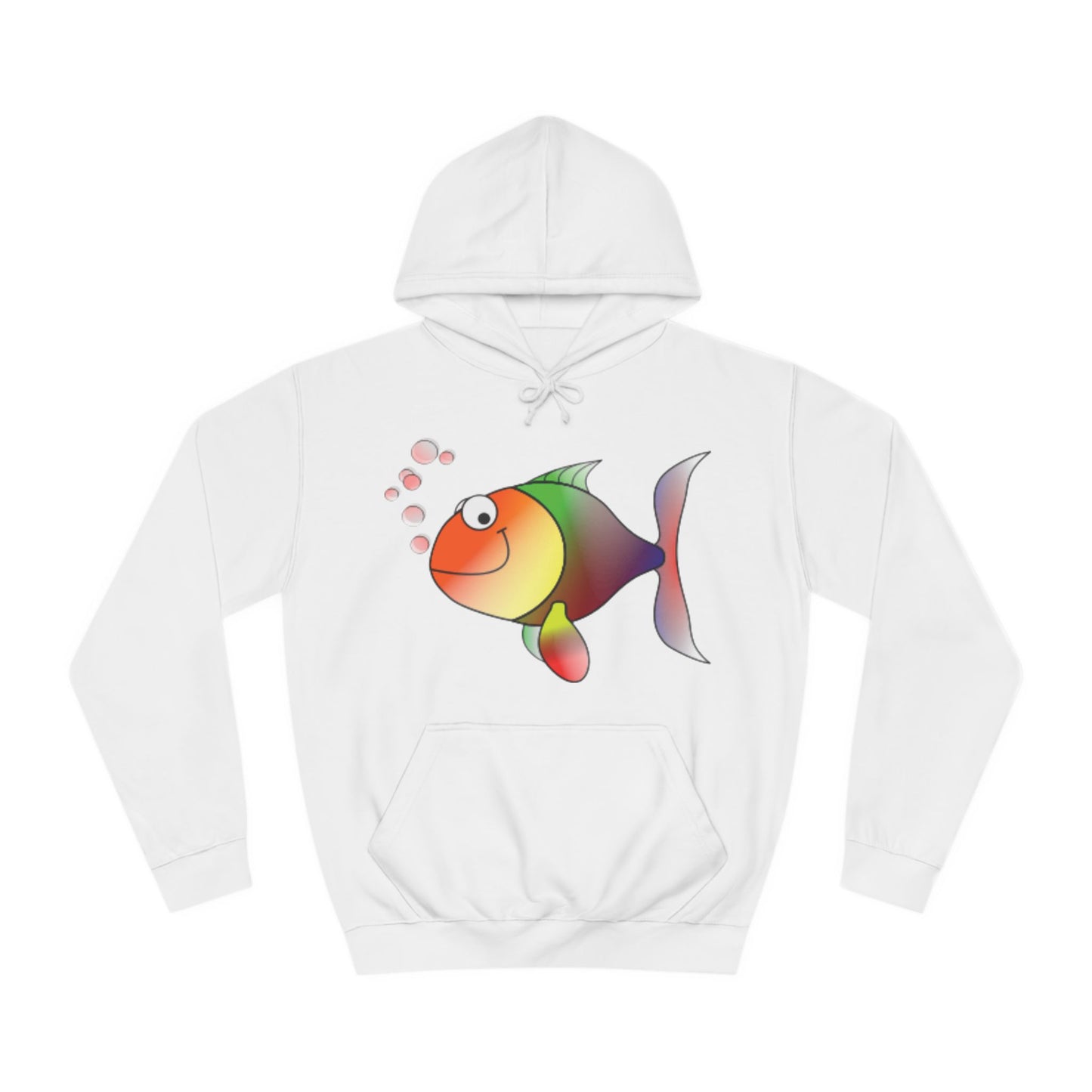 Happy Rainbow Fish Hoodie