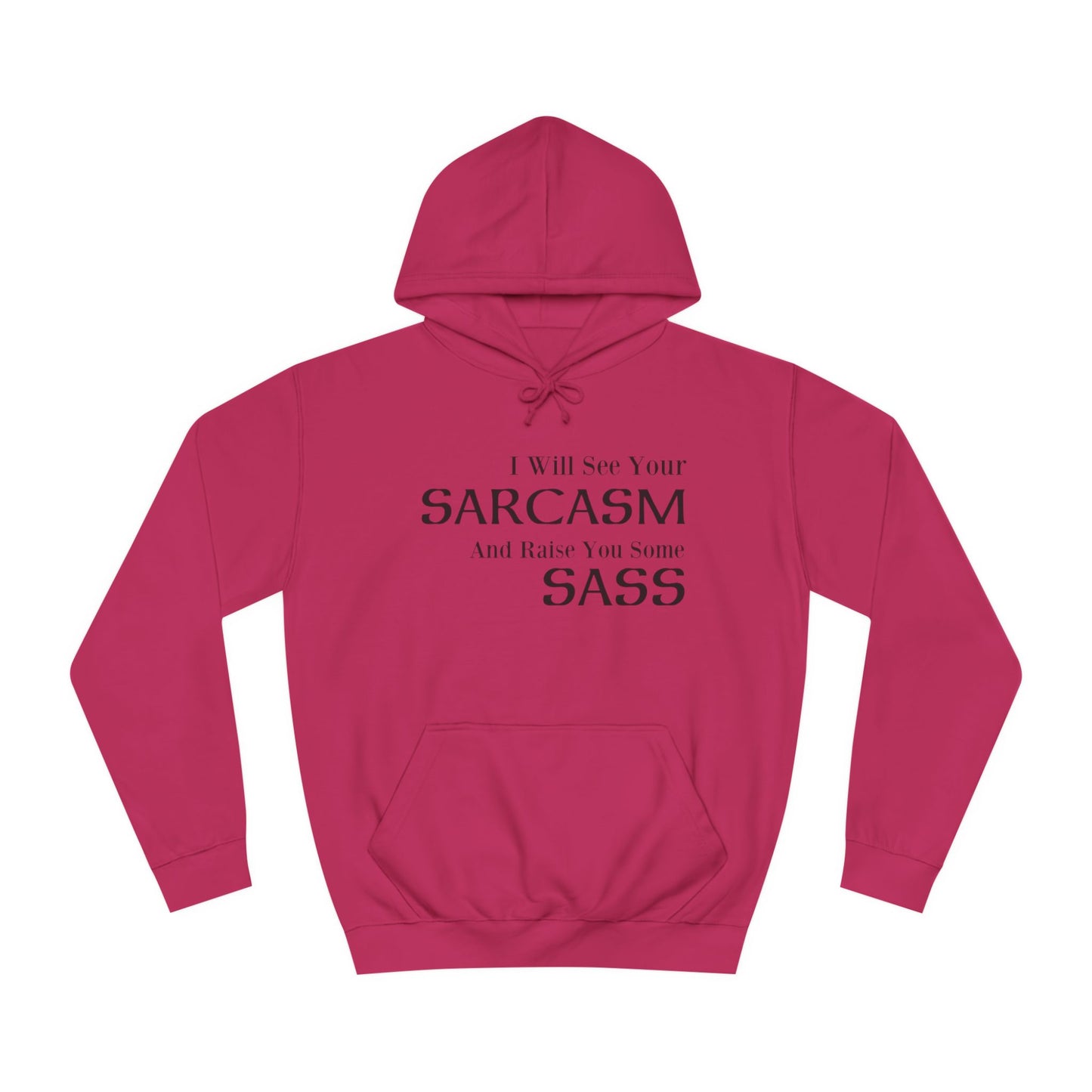 I Will See Your Sarcasm And Raise You Some Sass Hoodie