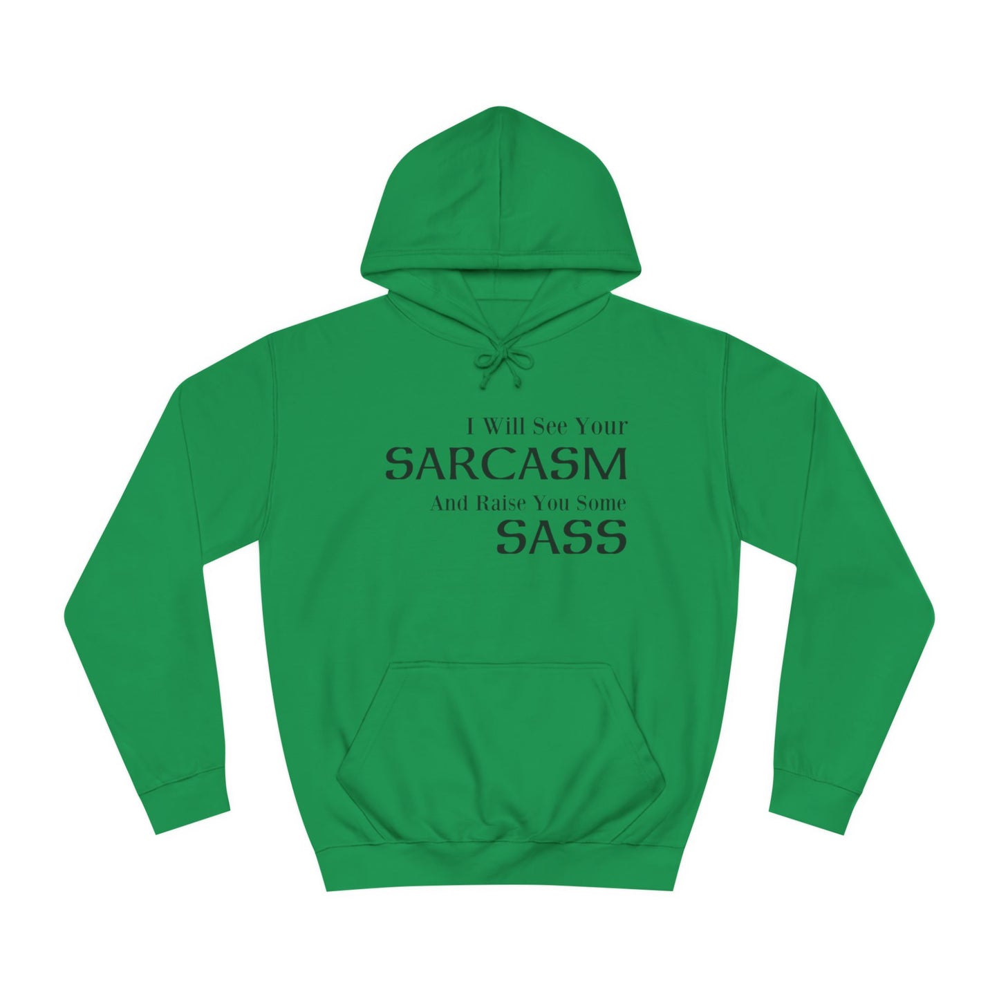 I Will See Your Sarcasm And Raise You Some Sass Hoodie