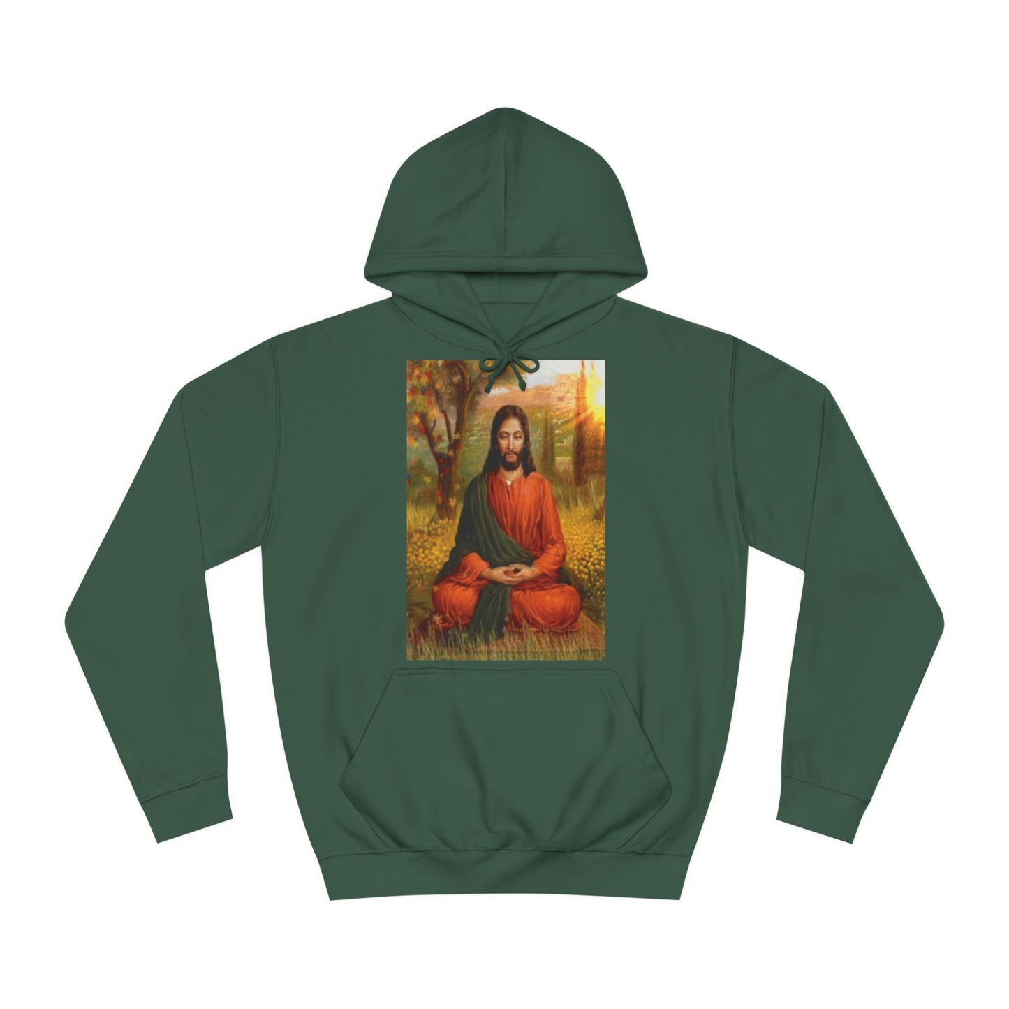 Jesus Christ Meditation At Prayer Hoodie