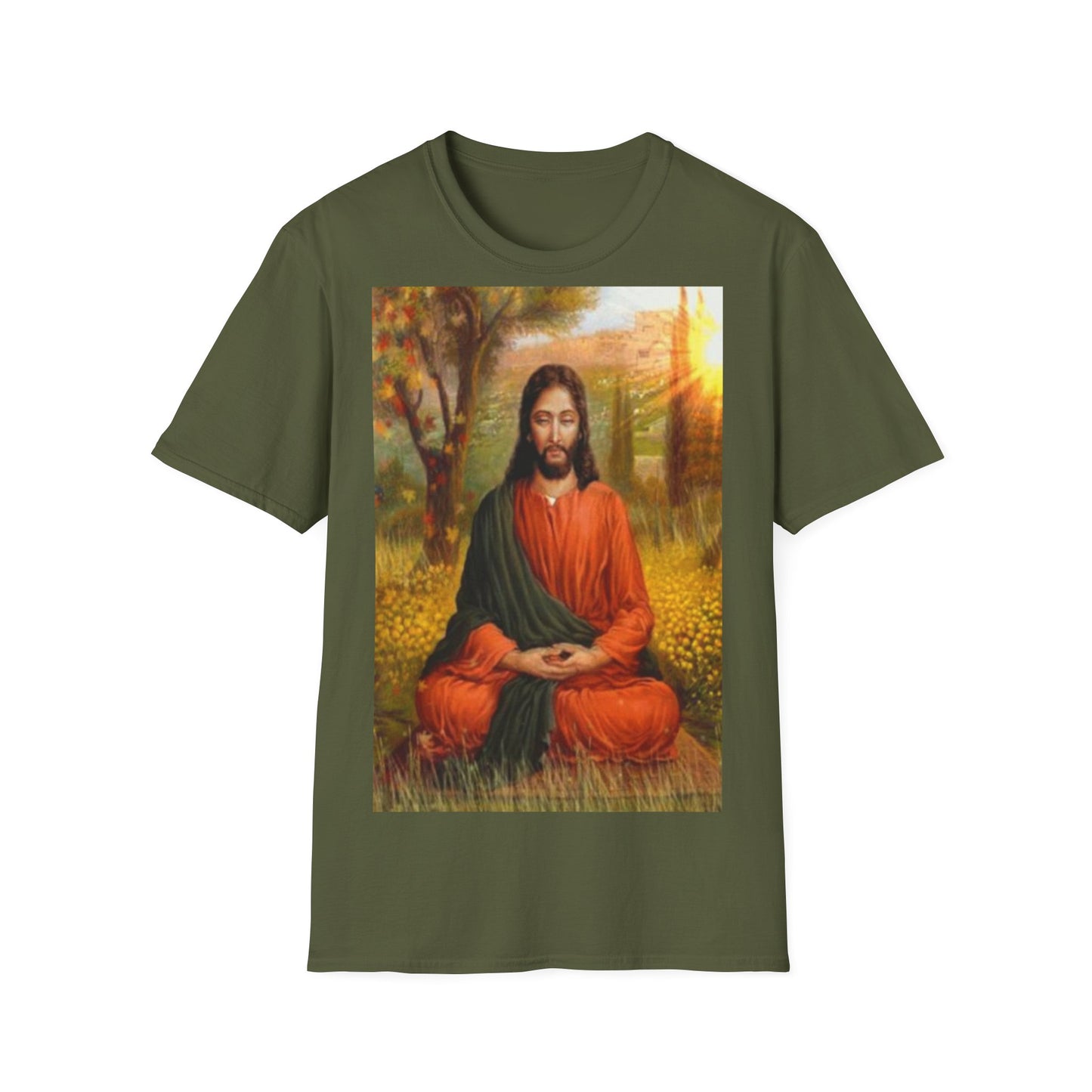 Jesus Christ Meditation At Prayer T-Shirt