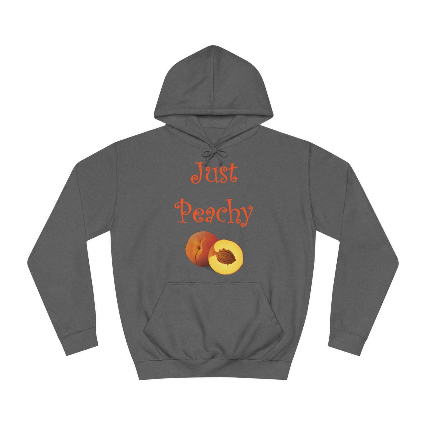 Just Peachy Peach Fruit Summer Hoodie