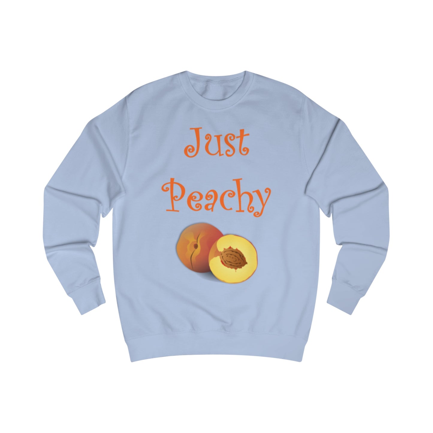 Just Peachy Peach Fruit Summer Sweatshirt