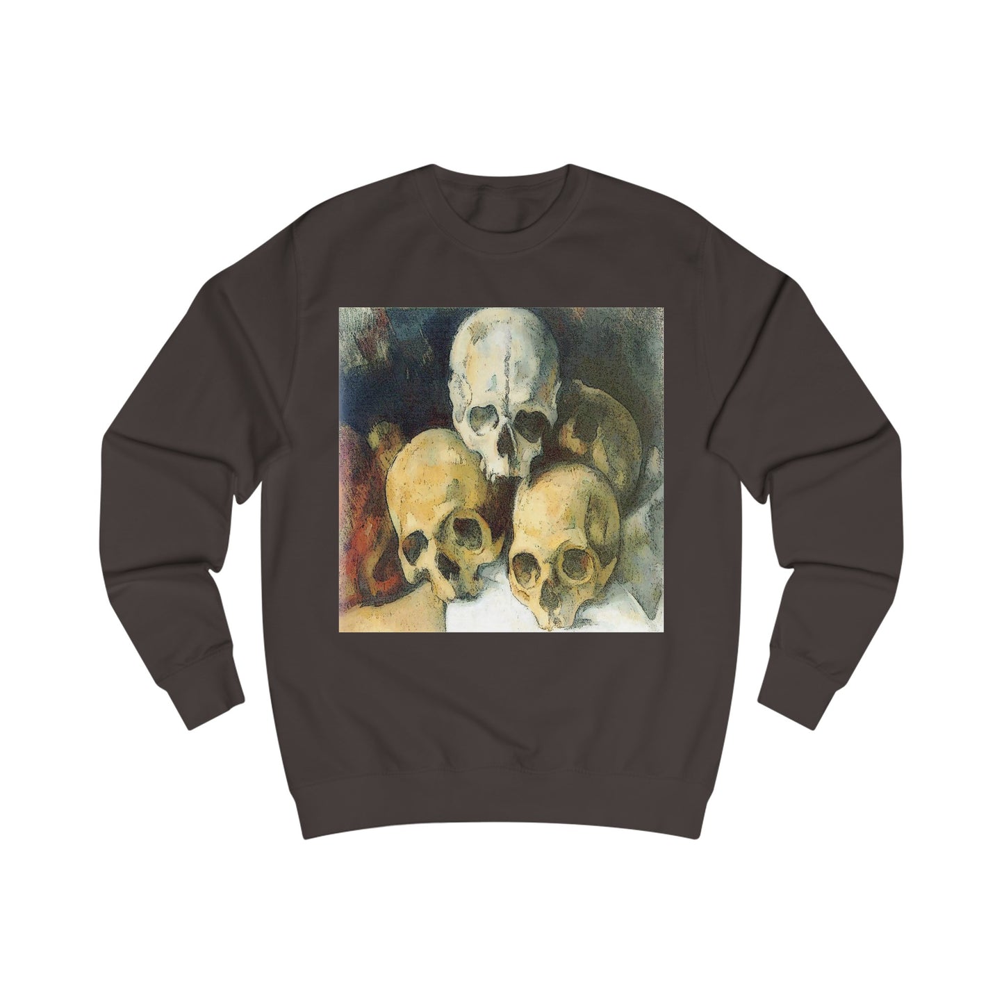 Vintage Pyramid of Skulls Classical Painting Sweatshirt