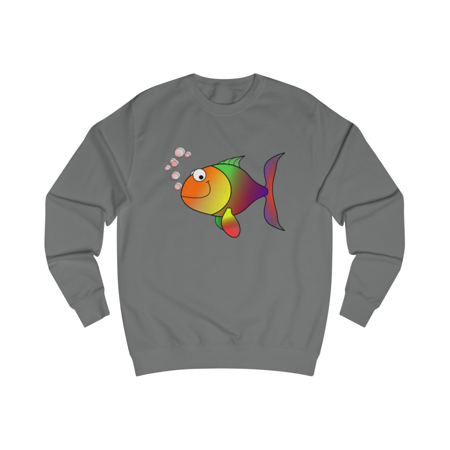 Happy Rainbow Fish Sweatshirt