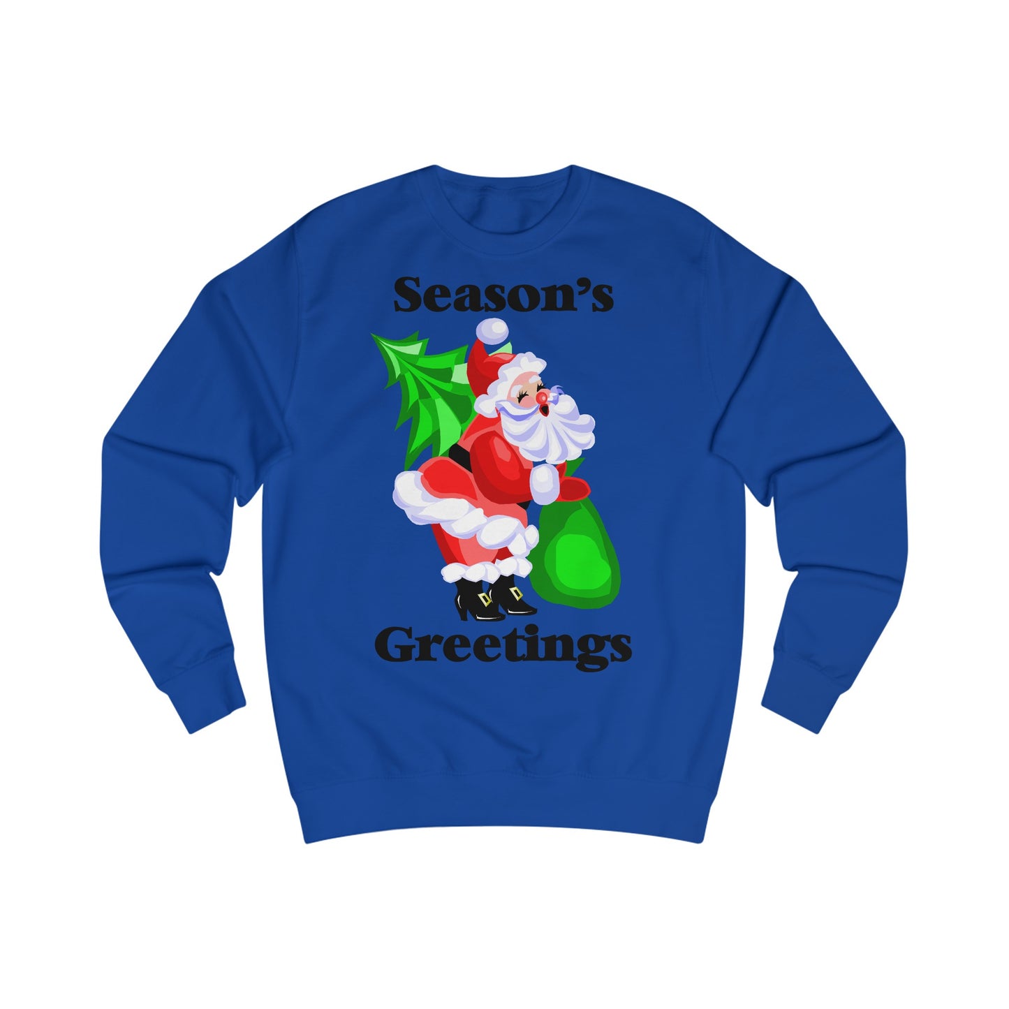 Season's Greeting Santa Claus Christmas Sweatshirt