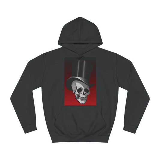 Skull in Top Hat Hoodie