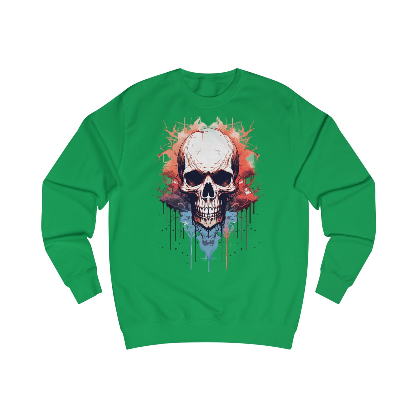 Skull Watercolour Painting Sweatshirt