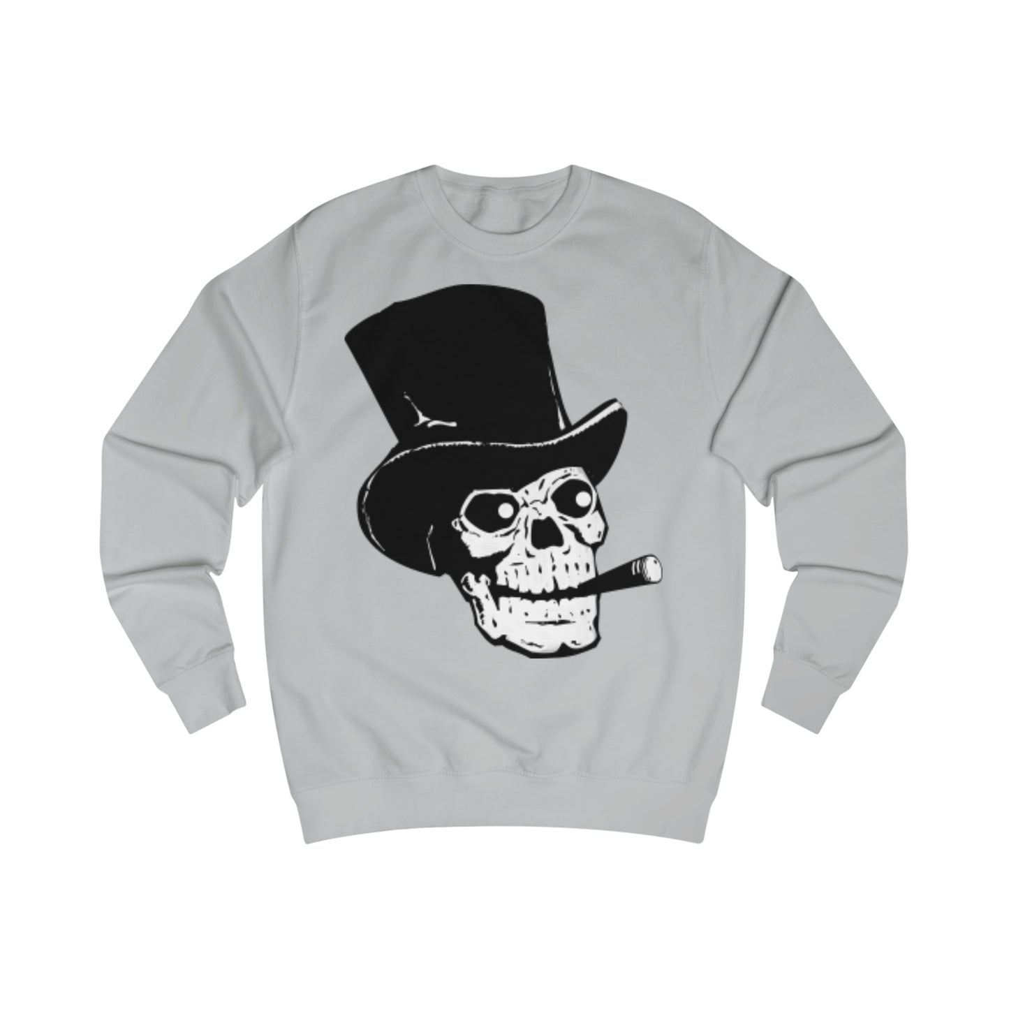 Skull With Top Hat And Cigar Sweatshirt