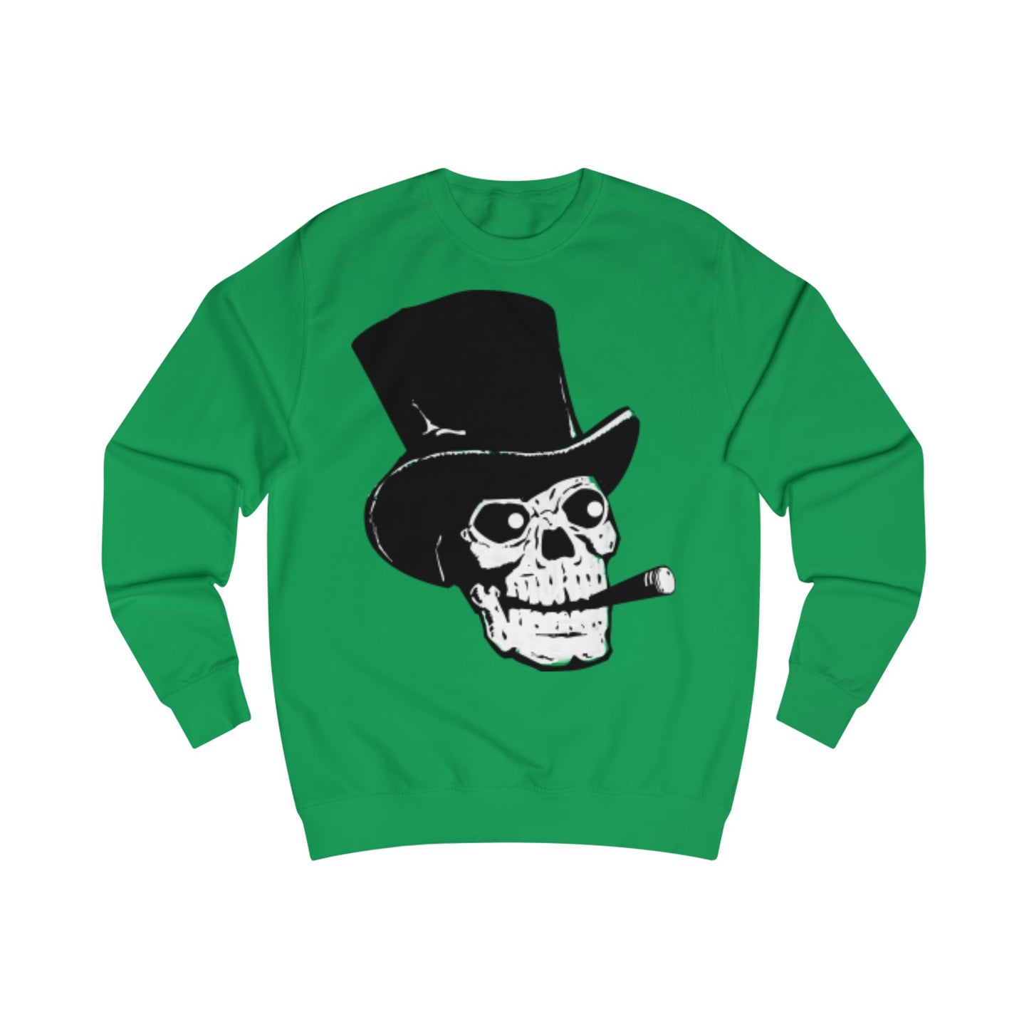 Skull With Top Hat And Cigar Sweatshirt