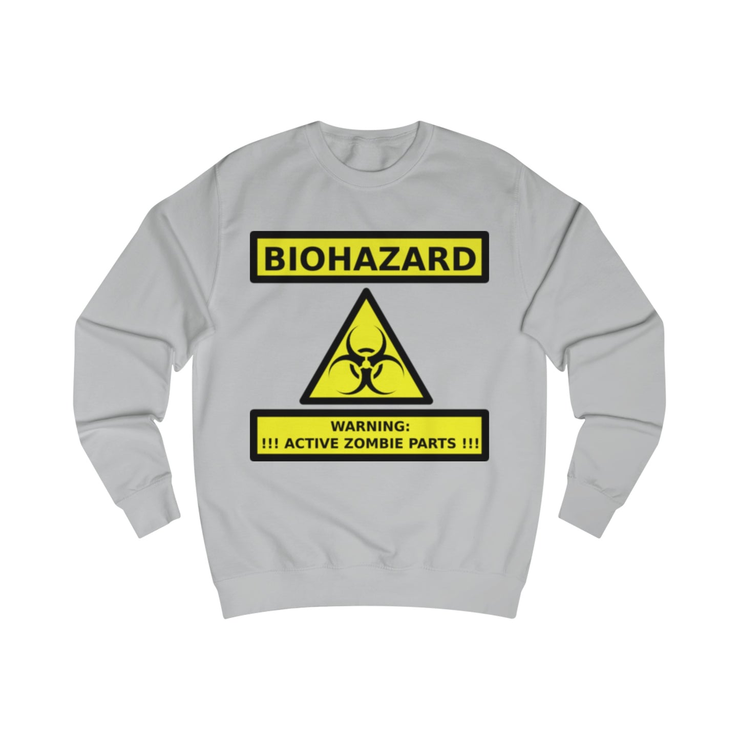 Biohazard Zombie Active Sign Sweatshirt