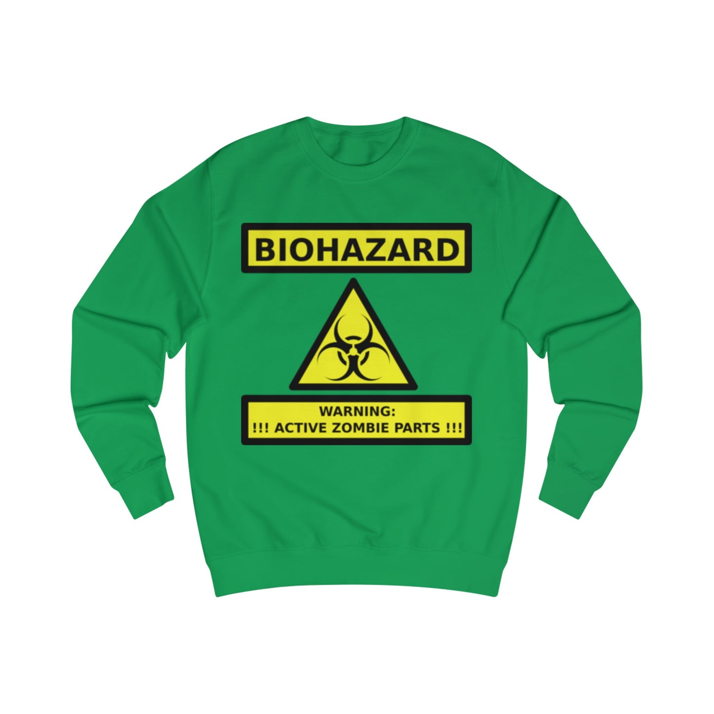 Biohazard Zombie Active Sign Sweatshirt