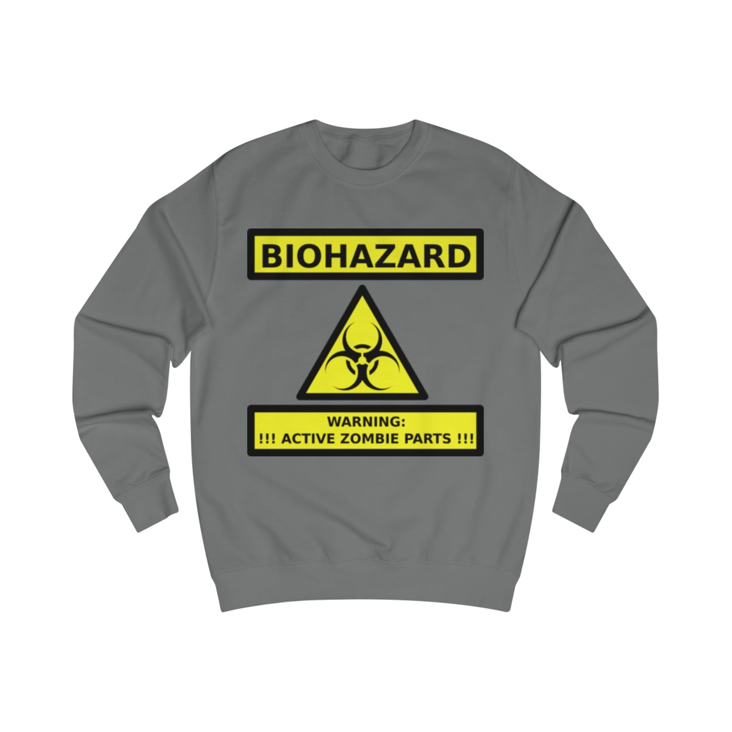 Biohazard Zombie Active Sign Sweatshirt