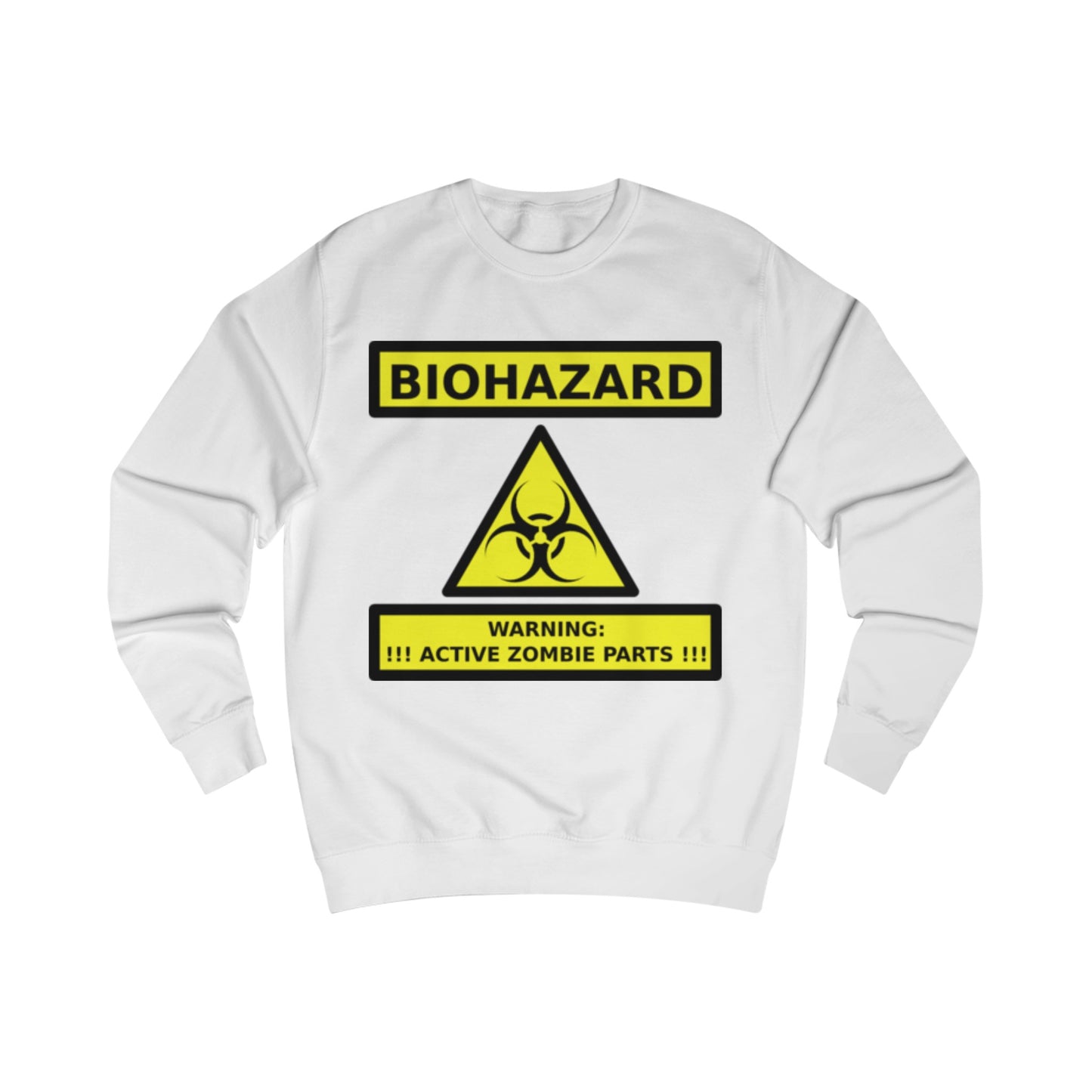 Biohazard Zombie Active Sign Sweatshirt